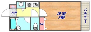 シャトラン弓木一番館の物件間取画像